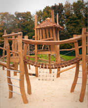 Robinia Play Equipment Custom Play Units Swings Aerial Runways Seesaws Adventure Trail. Robibia Timber Stockists. UK Manufactured Hardwood Play Equipment