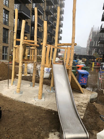 PlayEquip - Wembley London Project - Hardwood Robinia Playground Equipment Manufacturer West Sussex East Sussex Surrey Hampshire London