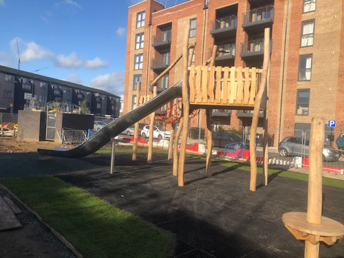Hevelock Southall Completed Project - Hardwood Robinia Playground Equipment Manufacturer West Sussex East Sussex Surrey Hampshire London