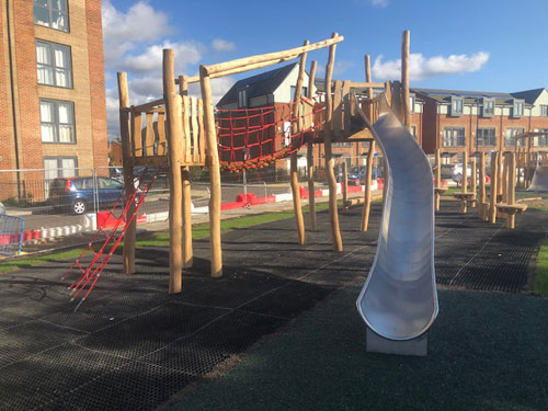 Hevelock Southall Completed Project - Hardwood Robinia Playground Equipment Manufacturer West Sussex East Sussex Surrey Hampshire London