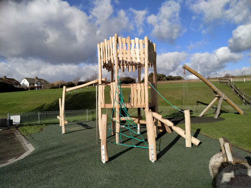 East Brighton Park Completed Project - Hardwood Robinia Playground Equipment Manufacturer West Sussex East Sussex Surrey Hampshire London
