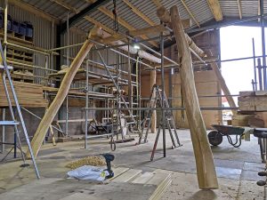 Massive Snake Swing Under Construction! - Hardwood Playground Equipment Manufacturer West Sussex East Sussex Surrey Hampshire London Berkshire
